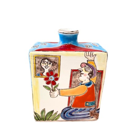 Decorative bottle DS Love Serenade BT613DS-3 De Simone pottery Decorative bottle DS Love Serenade BT613DS-3 De Simone pottery
